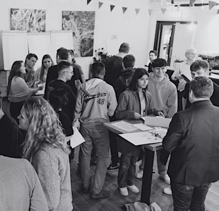 Students Playing Startup Launch Game