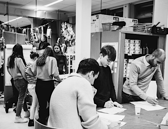 Students Working On Business Ideas