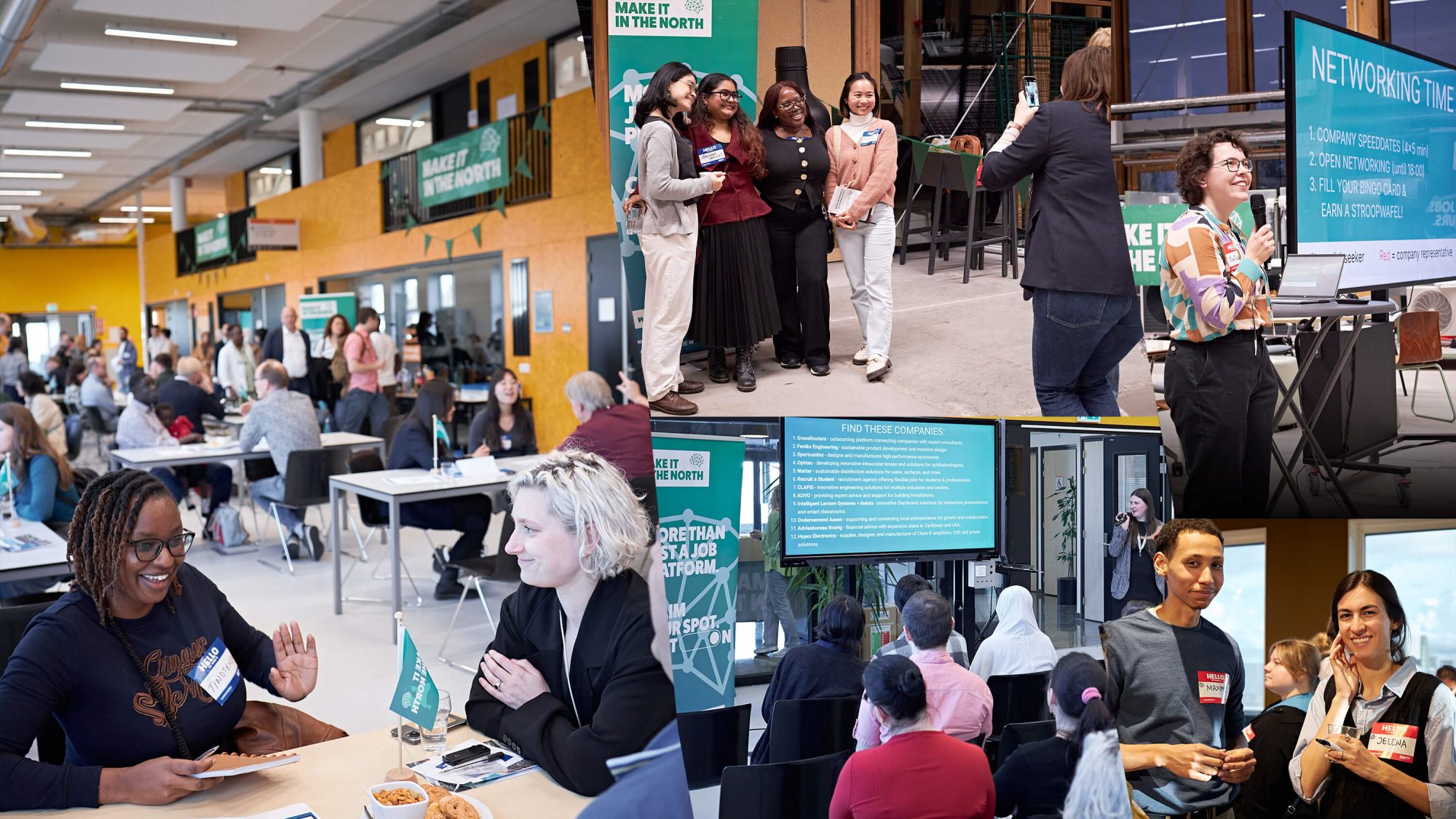 Banner Homepage Showcasing Makeitinthenorth Networking Events